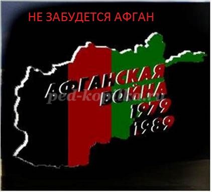 Сценарий вечера-реквиема, посвященного выводу Советских войск из Афганистана “А память сердце бережет”